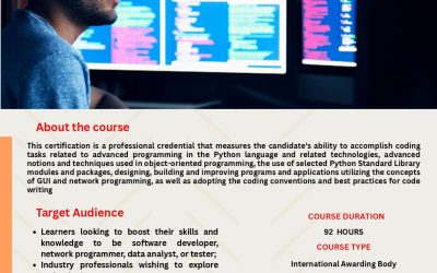Certified Professional Python Programmer Level 1- PCPP1